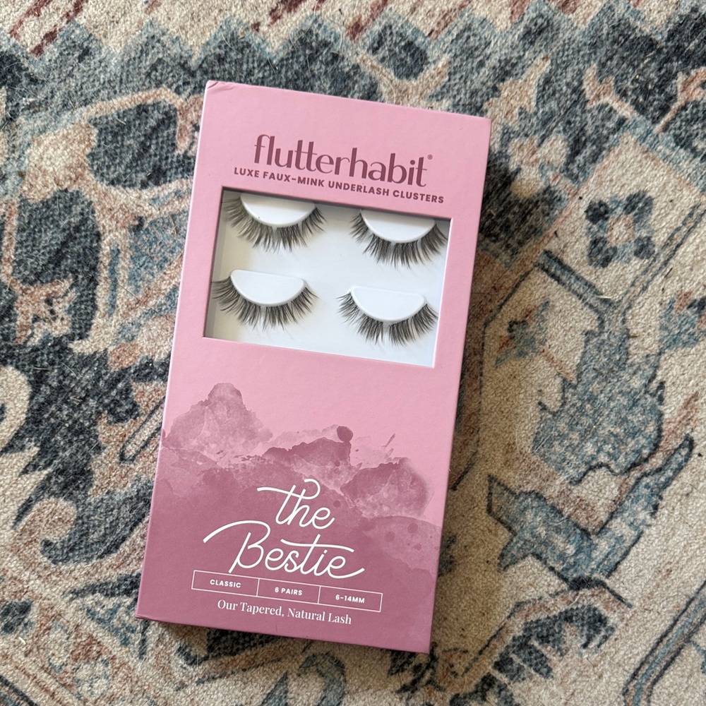 flutterhabit the bestie lash clusters